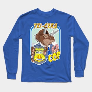 tri-cera-cop Long Sleeve T-Shirt